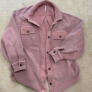 Free people rose colored ruby jacket in small